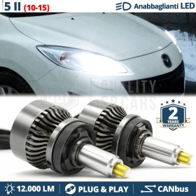 Kit Full LED H11 CANbus per MAZDA 5 (10-15) Luci Anabbaglianti Bianco Ghiaccio | 6500K 12000LM