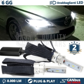 Kit LED H1 para MAZDA 6 GG Luces de Cruce CANbus | Bombillas LED 6500K 8000LM