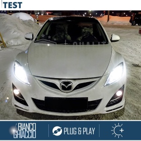 Kit Bombillas LED HB4 Para MAZDA 6 GH (11-13) Luces de Cruce CANbus | Luz Blanca 6500K 55W