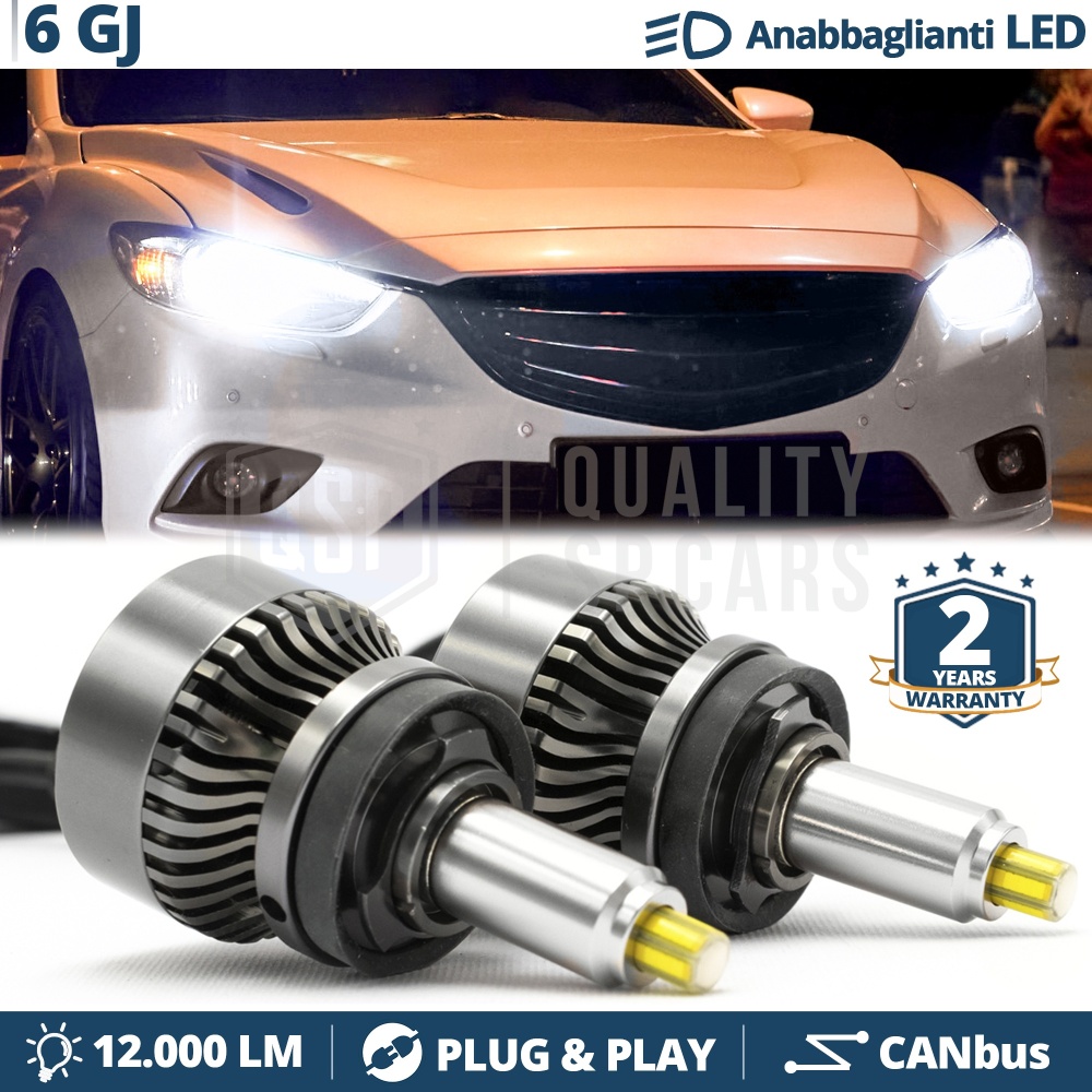 Kit LED H11 para MAZDA 6 GJ Luces de Cruce Bombillas LED CANbus | 6500K 12000LM