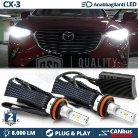 Bombillas LED H11 para MAZDA CX-3 Luces de Cruce CANbus | 6500K Blanco Frío 8000LM