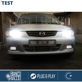 Kit Led H4 para MAZDA DEMIO Luces de Cruce + Carretera 6500K 8000LM | Plug & Play CANbus