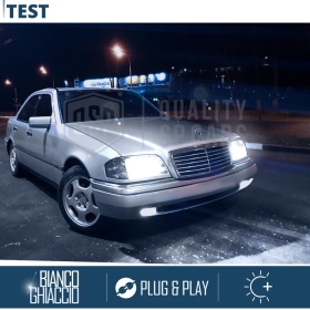 Kit LED H1 para MERCEDES CLASE C W202 93-96 Luces de Cruce CANbus | Bombillas LED 6500K 8000LM