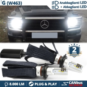 H4 Full LED Kit for MERCEDES G CLASS W463 Low + High Beam | 6500K 8000LM CANbus Error FREE