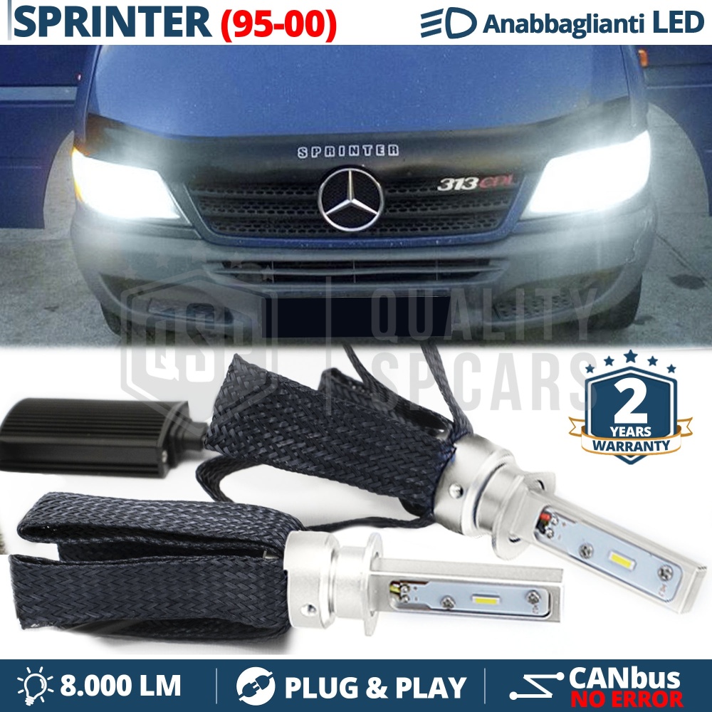 H1 LED Kit for MERCEDES SPRINTER W901-W905 (95-00) Low Beam CANbus | LED Bulbs 6500K 8000LM