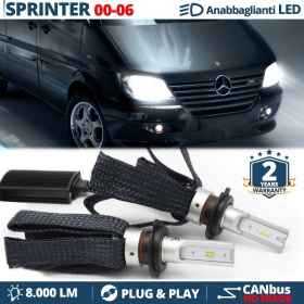 Kit LED H7 para Mercedes SPRINTER W901-W905 (00-06) Luces de Cruce CANbus | 6500K Blanco Frío 8000LM