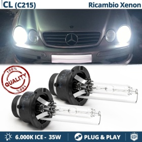 2x Ampoules Bi-Xenon D2S de Rechange pour MERCEDES CLASSE CL C215 Lampe 6.000K Blanc Pur 35W
