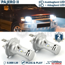 Kit Led H4 para MITSUBISHI PAJERO 2 Luces de Cruce + Carretera 6500k | Plug & Play CANbus