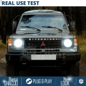 Kit Led H4 para MITSUBISHI PAJERO 1 Luces de Cruce + Carretera 6500k | Plug & Play CANbus