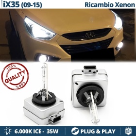 2x Bombillas Bi-Xenon D3S de Repuesto para HYUNDAI ix35 Luz 6.000K Blanco Frio Lámpara 35W 2x Bombillas Bi-Xenon D3S de Repuesto para HYUNDAI ix35 Luz 6.000K Blanco Frio Lámpara 35W