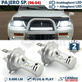 Kit Led H4 pour MITSUBISHI PAJERO SPORT 1 96-04 Feux de Croisement + Route | Plug & Play CANbus