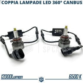 Kit LED HIR2-HIR CANbus | Luz Blanca Potente 12000LM | Conversión de HALÓGENA 9012 a LED | Plug & Play