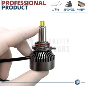 1 Bombilla LED 9012 CANbus | Luz Blanca Potente 6000LM  | Conversión de HALÓGENA 9012 a LED | Plug & Play