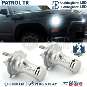 H4 Led Kit für NISSAN PATROL TR Abblendlicht + Fernlicht 6500K 8000LM | Plug & Play CANbus