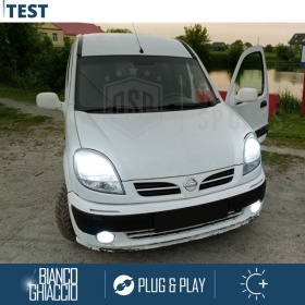 Kit Led H4 para NISSAN KUBISTAR Luces de Cruce + Carretera 6500K 8000LM | Plug & Play CANbus