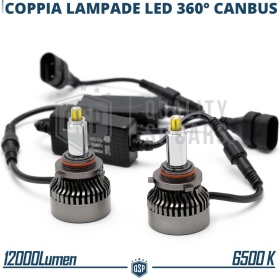 Kit LED HB3 CANbus | Luz Blanca Potente 12000LM | Conversión de HALÓGENA Plug & Play