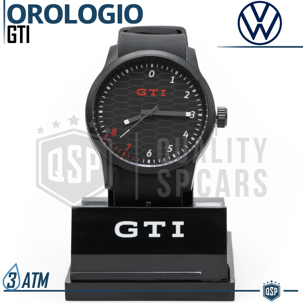 Reloj de Pulsera VW GTI Logo Original con Coordenadas GPS en la Correa | Idea de Regalo Volkswagen Reloj de Pulsera VW GTI Logo Original con Coordenadas GPS en la Correa | Idea de Regalo Volkswagen
