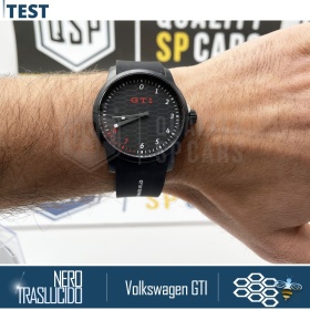 Reloj de Pulsera VW GTI Logo Original con Coordenadas GPS en la Correa | Idea de Regalo Volkswagen