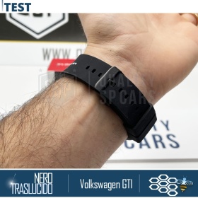Reloj de Pulsera VW GTI Logo Original con Coordenadas GPS en la Correa | Idea de Regalo Volkswagen
