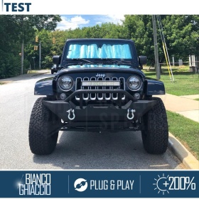 2 Faros Delanteros LED 7" para JEEP WRANGLER JK | Faros Led King Kong 6500K Luz Blanca Potente