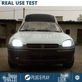 Kit Led H4 para OPEL COMBO B Luces de Cruce + Carretera 6500K 8000LM | Plug & Play CANbus