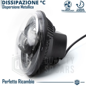 2 Full LED 7" Inches Headlights for VOLKSWAGEN GOLF MK1 | King Kong Led Headlights 6500K Ice White Light