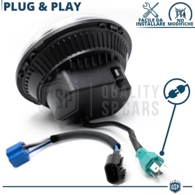 2 Faros Delanteros LED 7" para SSANGYONG KORANDO 2 | Faros Led King Kong 6500K Luz Blanca Potente