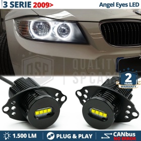 ANGEL EYES LED Para BMW Serie 3 E90 E91 FACELIFT, CON HALÓGENAS | Luz Blanca 40W CANbus