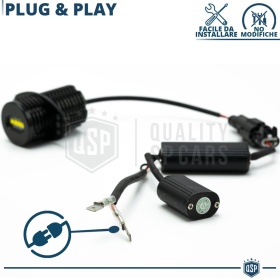 ANGEL EYES LED Para BMW Serie 3 E90 E91 FACELIFT, CON HALÓGENAS | Luz Blanca 40W CANbus