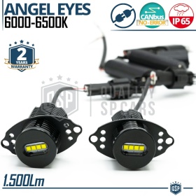 ANGEL EYES LED Para BMW Serie 3 E90 E91 FACELIFT, CON HALÓGENAS | Luz Blanca 40W CANbus
