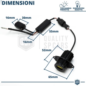 ANGEL EYES LED Para BMW Serie 3 E90 E91 FACELIFT, CON HALÓGENAS | Luz Blanca 40W CANbus