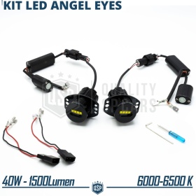 ANGEL EYES LED Para BMW SERIE 3 E90 E91 (05-08) CON XENON | Luz Blanca 40W | CANbus NO ERROR