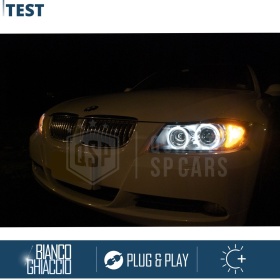 ANGEL EYES LED Para BMW SERIE 3 E90 E91 (05-08) CON XENON | Luz Blanca 40W | CANbus NO ERROR