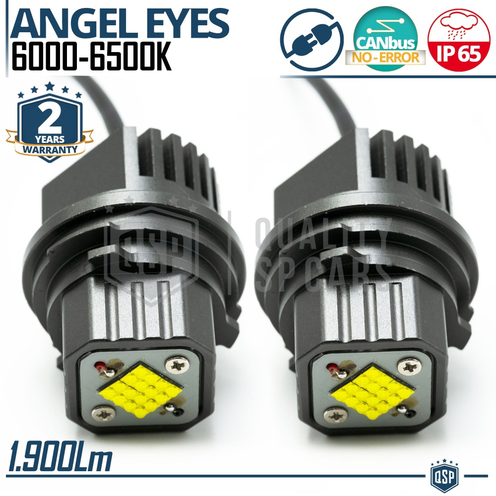 ANGEL EYES LED Para BMW SERIE 1 5 6 7 X3 X5 | Luces de Posición Blancas 80W CANbus NO ERROR