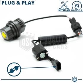 ANGEL EYES LED Para BMW SERIE 1 5 6 7 X3 X5 | Luces de Posición Blancas 80W CANbus NO ERROR