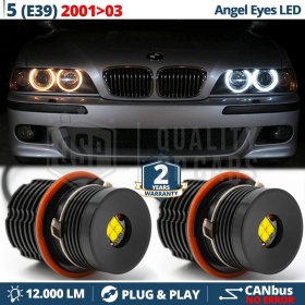 ANGEL EYES LED Para BMW SERIE 5 E39 DESDE 2001 | Luces de Posición Blancas 32W CANbus NO ERROR