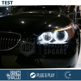 LED ANGEL EYES For BMW 5 SERIES E60 E61 TO 2007 With Xenon | White Parking Lights 32W CANbus