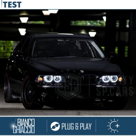 ANGEL EYES LED Per BMW SERIE 5 E39 dal 2001 al 2003 | Luci di Posizione Bianche 80W CANbus NO ERRORI