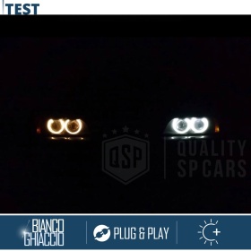 ANGEL EYES LED Per BMW SERIE 5 E39 dal 2001 al 2003 | Luci di Posizione Bianche 80W CANbus NO ERRORI