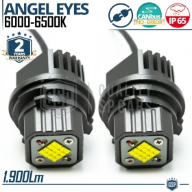 ANGEL EYES LED Para BMW X5 E53 de 2000 CON Xenón | Luces de Posición Blancas 80W CANbus NO ERROR