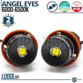 ANGEL EYES LED Para BMW SERIE 7 E65 E66 desde 2005 | Luces de Posición Blancas 32W CANbus NO ERROR