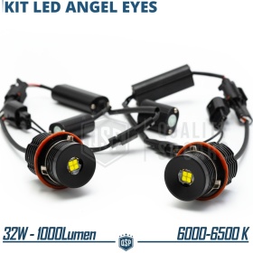 ANGEL EYES LED Para BMW SERIE 7 E65 E66 desde 2005 | Luces de Posición Blancas 32W CANbus NO ERROR