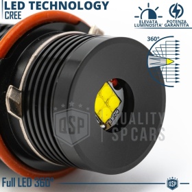 ANGEL EYES LED Para BMW SERIE 7 E65 E66 desde 2005 | Luces de Posición Blancas 32W CANbus NO ERROR