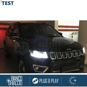 Coppia Lampadine di Ricambio Bi-Xenon D3S per JEEP COMPASS 2 MP Luci Bianco Ghiaccio 6000K 35W