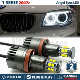 H8 LED ANGEL EYES For BMW 1 Series E87 E88 E81 E82 From 2007 | White Parking Lights 120W CANbus