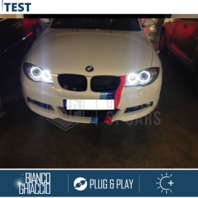 H8 LED ANGEL EYES For BMW 1 Series E87 E88 E81 E82 From 2007 | White Parking Lights 120W CANbus