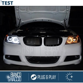 ANGEL EYES LED H8 Para BMW Serie 3 E90 E91 FACELIFT, CON XENÓN | Luces Blancas CANbus 120W