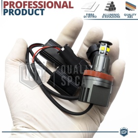 H8 LED ANGEL EYES For BMW 3 SERIES E92 E93 | White Parking Lights 40W CANbus ERROR FREE