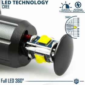 ANGEL EYES LED H8 Para BMW Serie 6 E63 E64, DESDE 2007 | Luces de Posición Blancas 40W CANbus