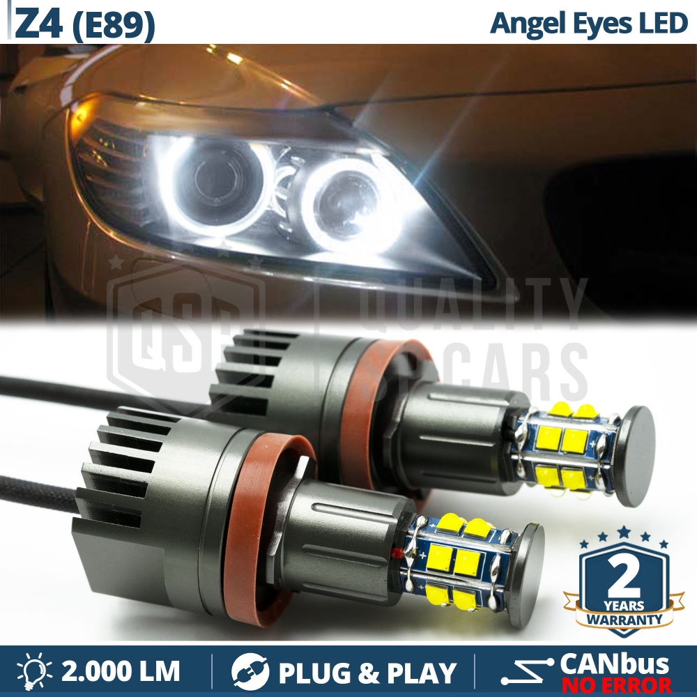 ANGEL EYES LED H8 Para BMW Z4 E89 | Luces de Posición Blancas 120W CANbus NO ERROR